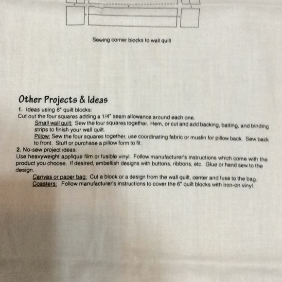 Vintage Starlight Angels Wall Quilt - Picture 5 of 6